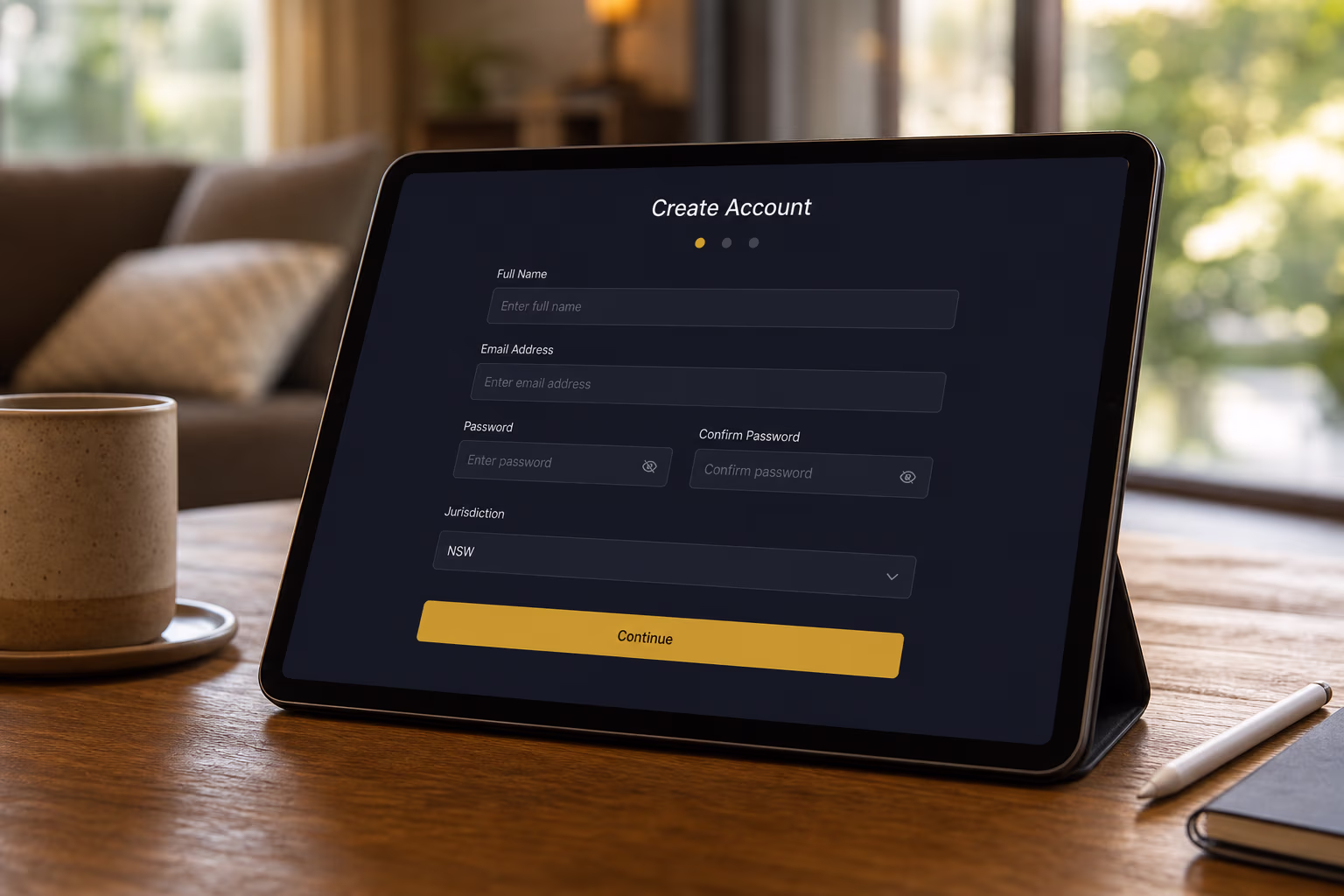 TAB Account Verification and Jurisdiction